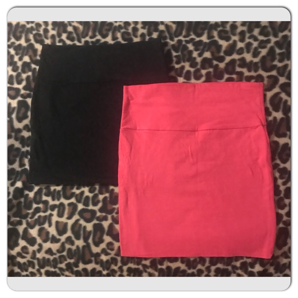 Cotton mini skirts